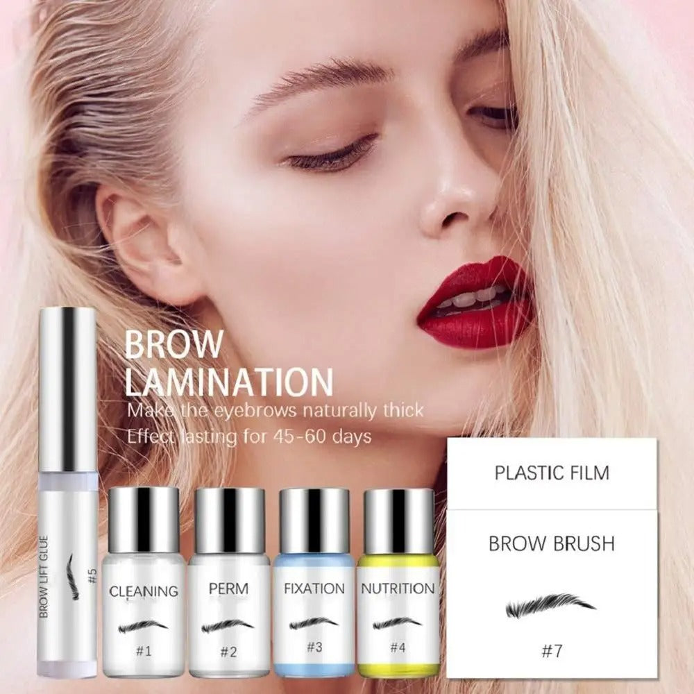 Brow Lamination & Lash Lift Kit – Semi-Permanent Brow Lift and Eyelash Perming Set