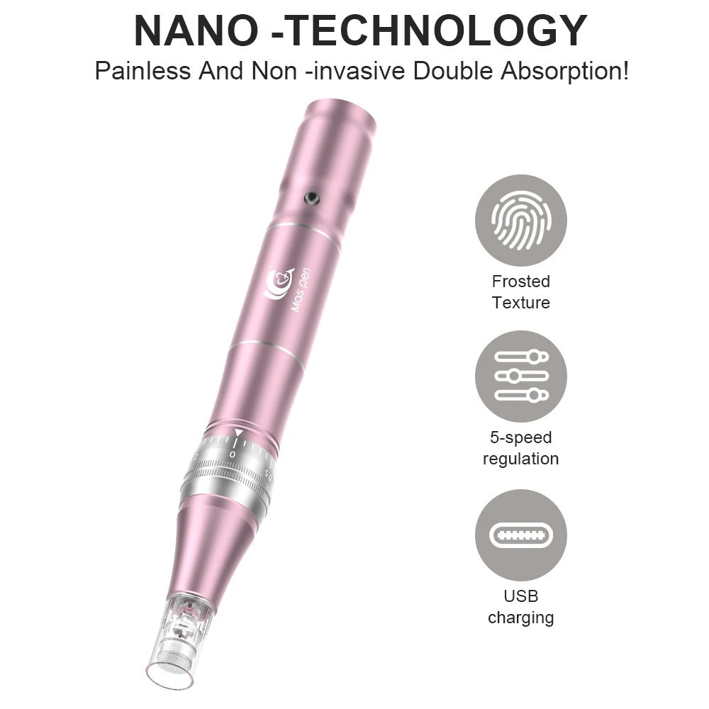 Wireless Microneedling Derma Pen L1 – Skin Rejuvenation Tool with 2x 36-Pin Cartridges