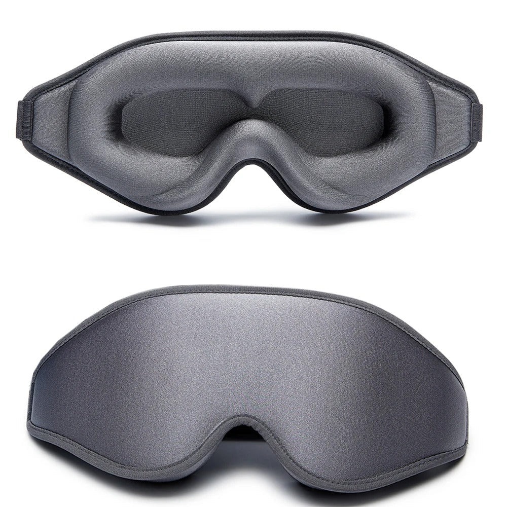3D Sleep Mask with Soft Memory Foam – Light-Blocking Eye Mask for Sleeping, Travel & Relaxation
