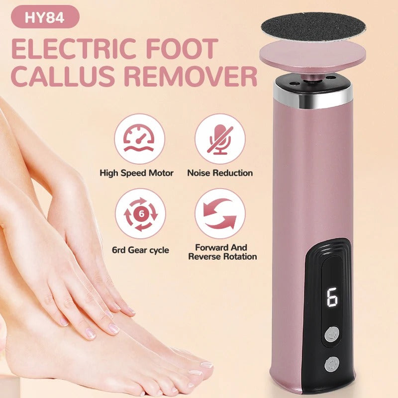 2-in-1 Electric Foot & Hand Care Tool – Callus Remover & Nail Polisher