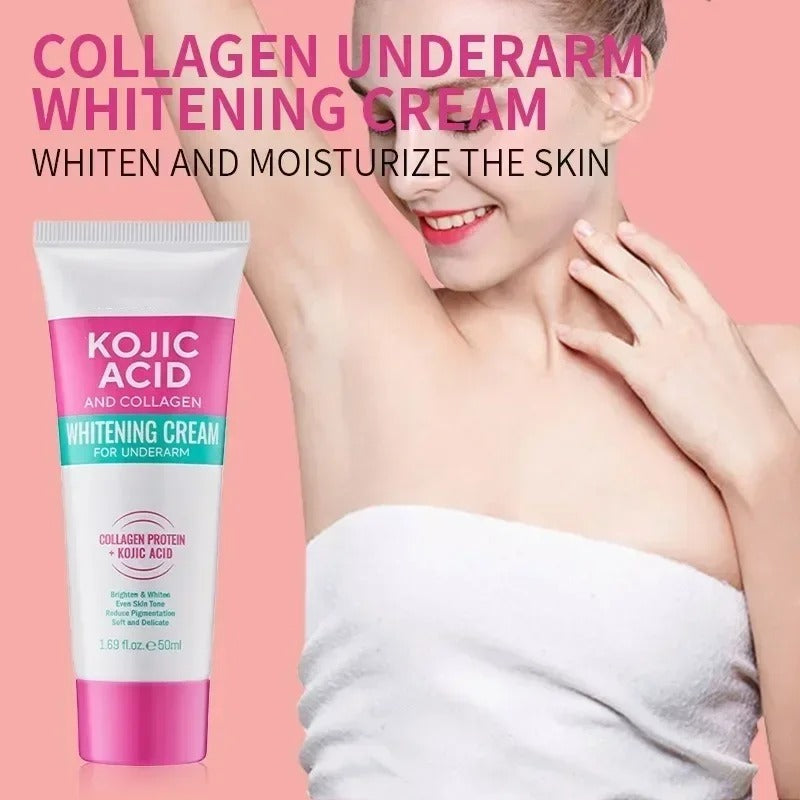 Collagen Underarm Whitening Cream with Kojic Acid and Moisturizer