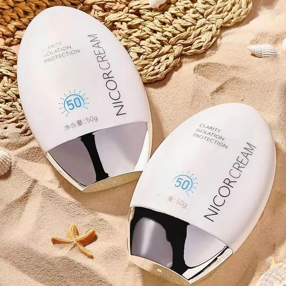 50ml Waterproof Sunscreen SPF50+ – Face & Body Sun Protection Cream