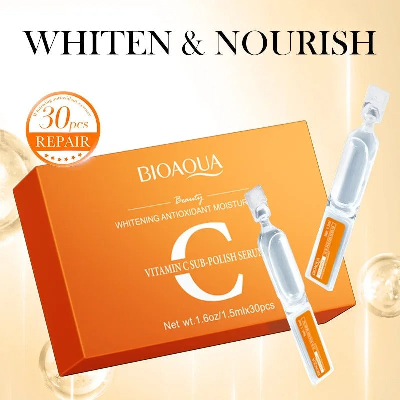 Retinol, Vitamin C & Hyaluronic Acid Serum – Moisturizing & Firming Facial Essence (30pcs)