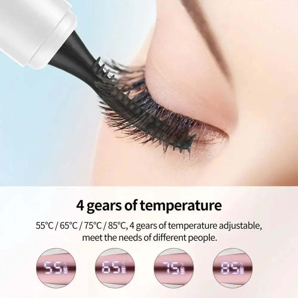 USB Heated Eyelash Curler with 4 Modes for Long Lashes