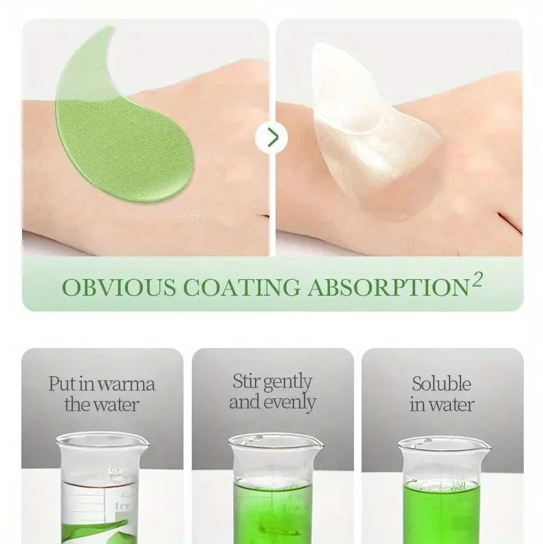 Aloe Vera Collagen Eye Mask – Hydrating & Brightening Eye Gel Patches (60pcs)