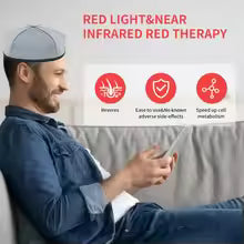Red Light Therapy Cap – Infrared LED Hair Growth Helmet