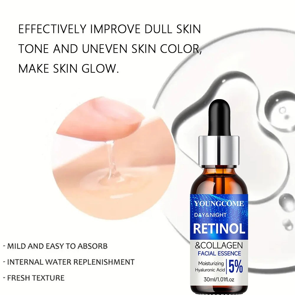 Retinol Cream & Serum Set – Anti-Aging, Wrinkle Smoothing & Skin Repair