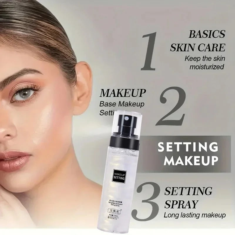 100ml Long-Lasting Makeup Setting Spray – Waterproof, Oil-Control & Hydrating
