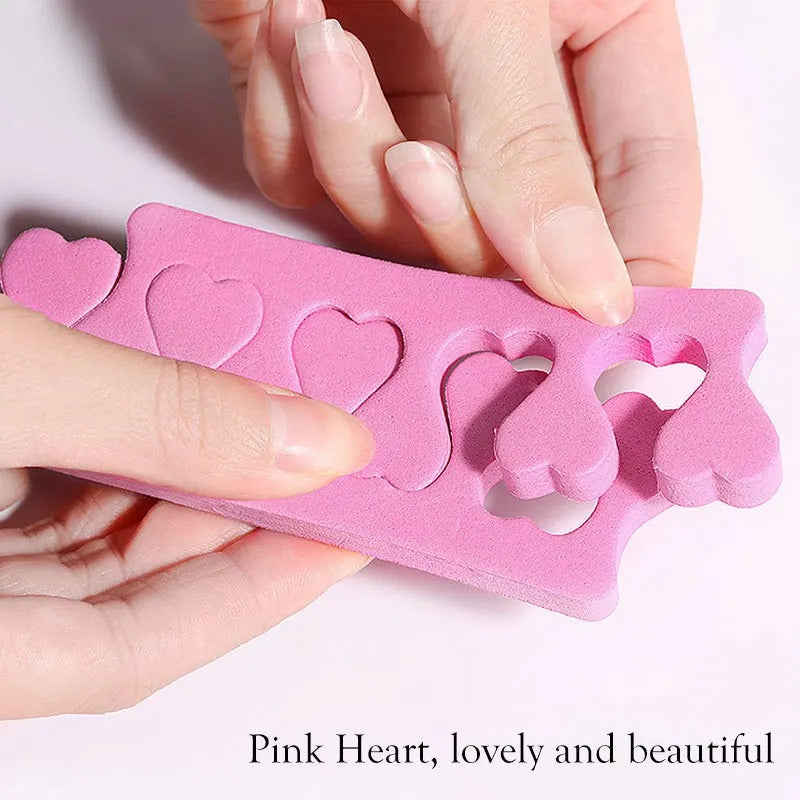 200pcs Nail Art Toe Finger Separators – Manicure Pedicure Kit