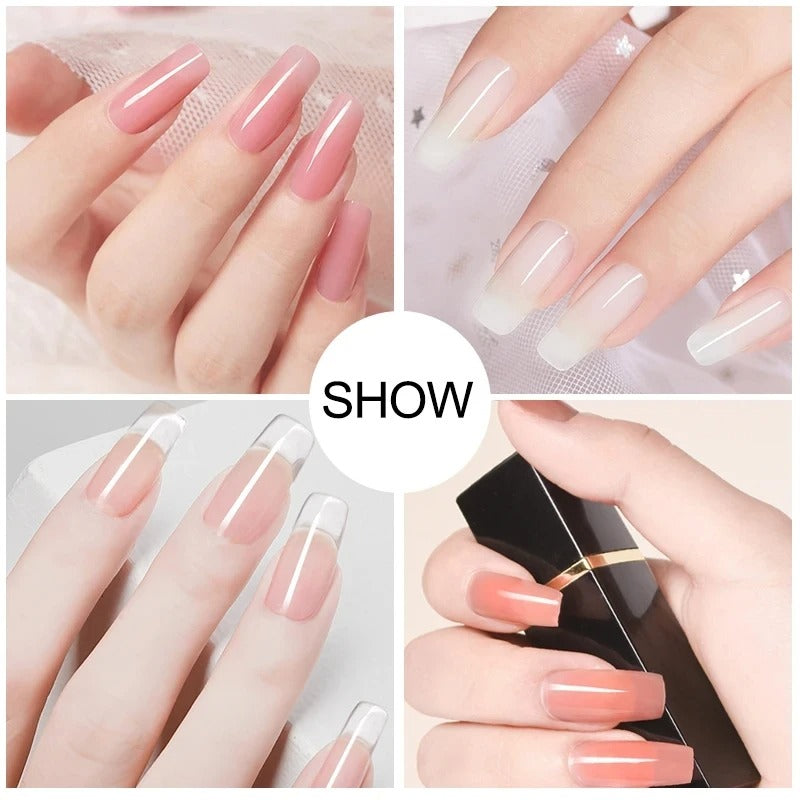 All-in-One Gel Nail Polish Kit with UV Lamp & Electric Nail Drill