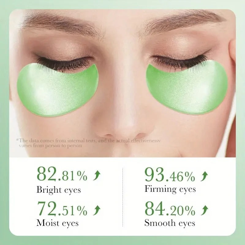Aloe Vera Collagen Eye Mask – Hydrating & Brightening Eye Gel Patches (60pcs)