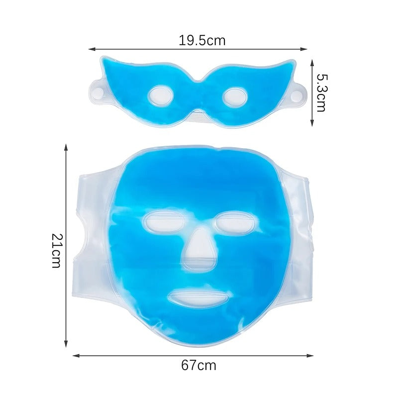 Cold & Hot Gel Facial Mask – Reusable Eye Puffiness