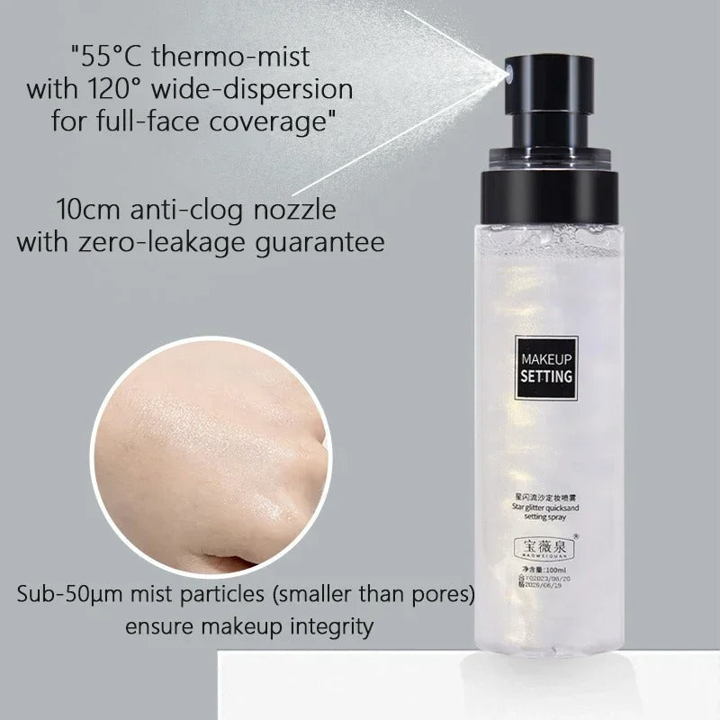 100ml Long-Lasting Makeup Setting Spray – Waterproof, Oil-Control & Hydrating