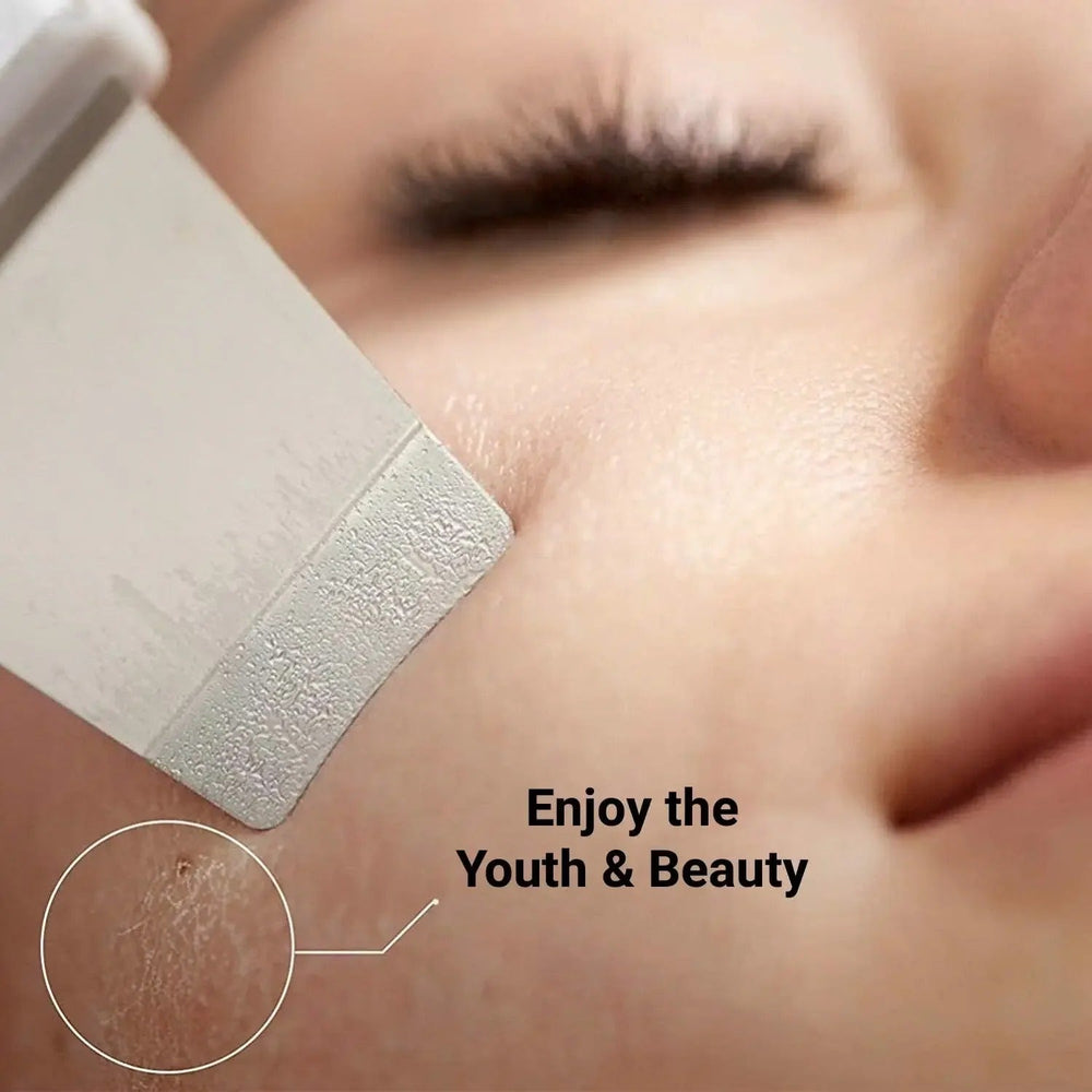 Ultrasonic Facial Skin Scrubber – Deep Pore Cleansing & Blackhead Remover