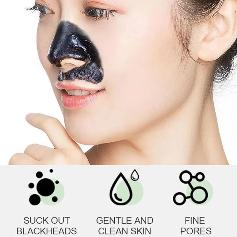 Bamboo Charcoal Blackhead Remover Mask – Pore Cleansing & Acne Care