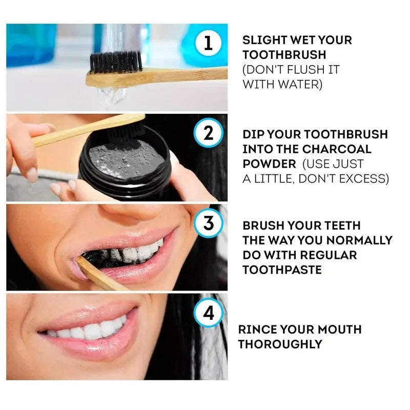 Bamboo Charcoal Tooth Whitening Powder