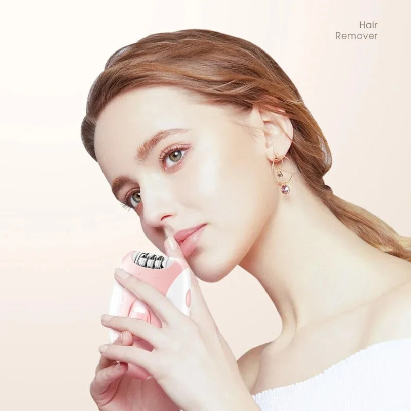 Rechargeable Women’s Electric Epilator – Facial & Body Hair Remover