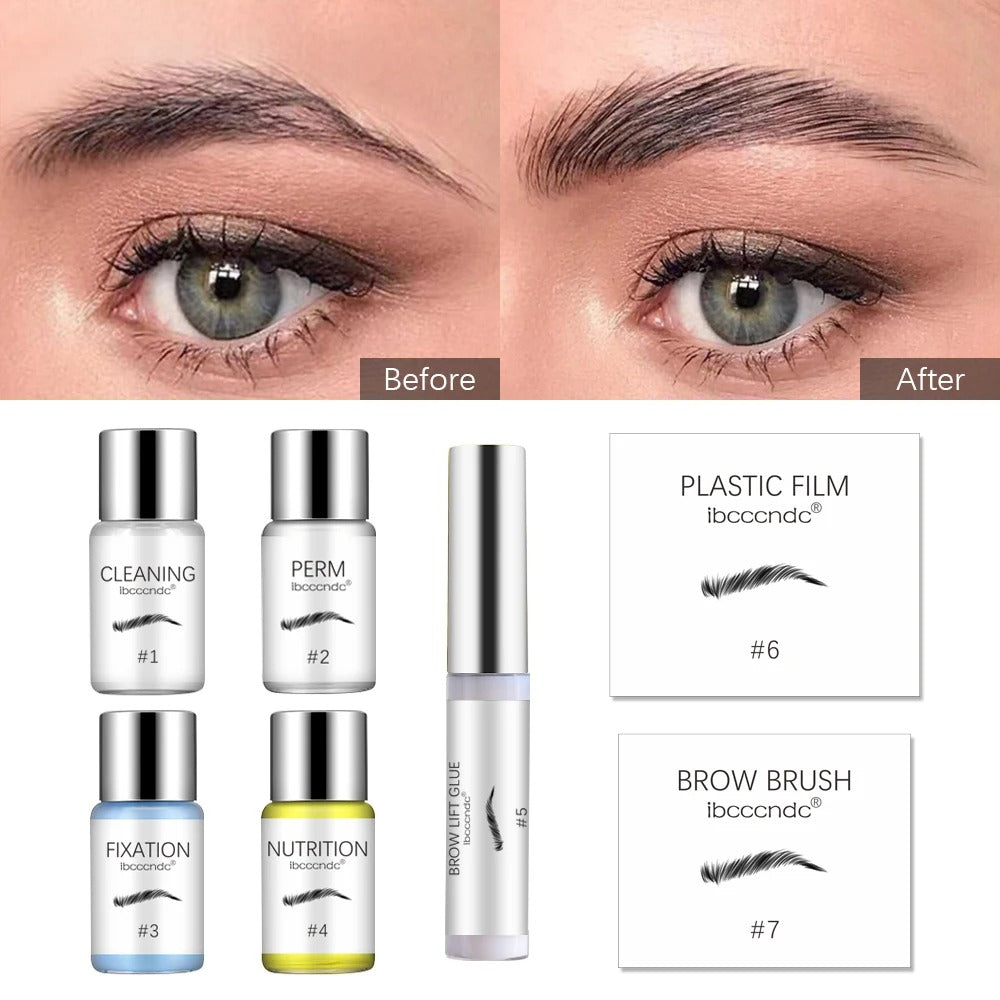 Brow Lamination & Lash Lift Kit – Semi-Permanent Brow Lift and Eyelash Perming Set
