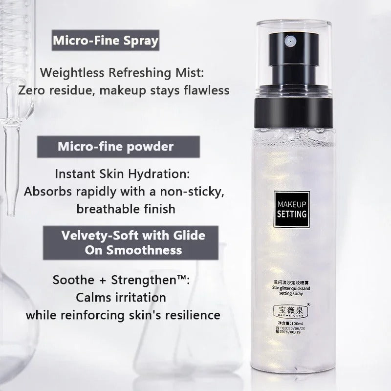 100ml Long-Lasting Makeup Setting Spray – Waterproof, Oil-Control & Hydrating