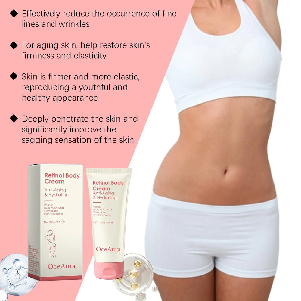 Retinol Body Lotion for Firming, Lifting, and Cellulite Care