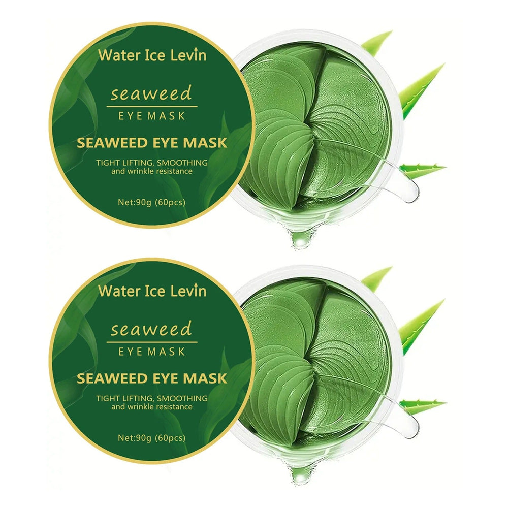 60pcs Seaweed & Hyaluronic Acid Eye Masks – Dark Circle & Puffiness Care
