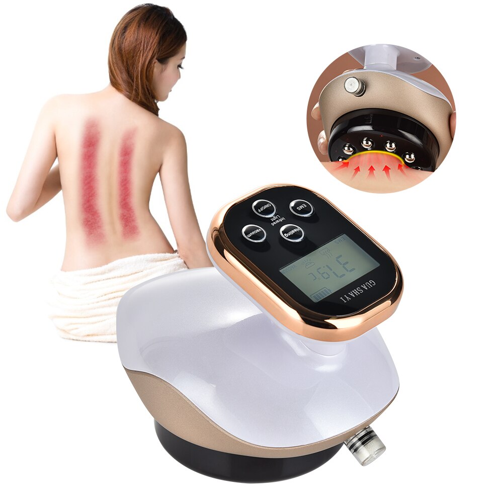 Electric Vacuum Body Massage Machine - LCD Display for Anti-Cellulite & Muscle Relief