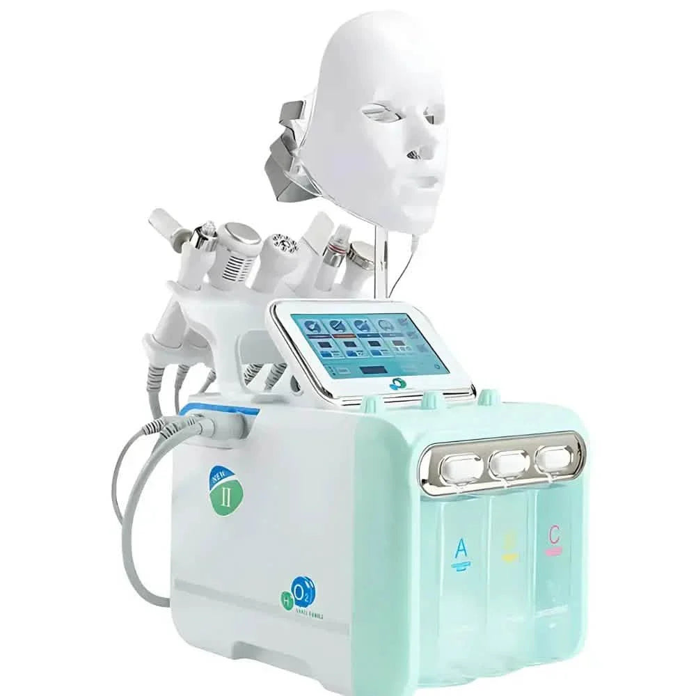 7 In 1 Dermabrasion Facial Machine Professional With LED Mask