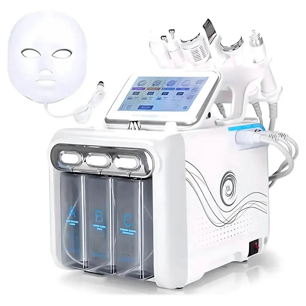 7 In 1 Hydra Dermabrasion Machine With LED Mask