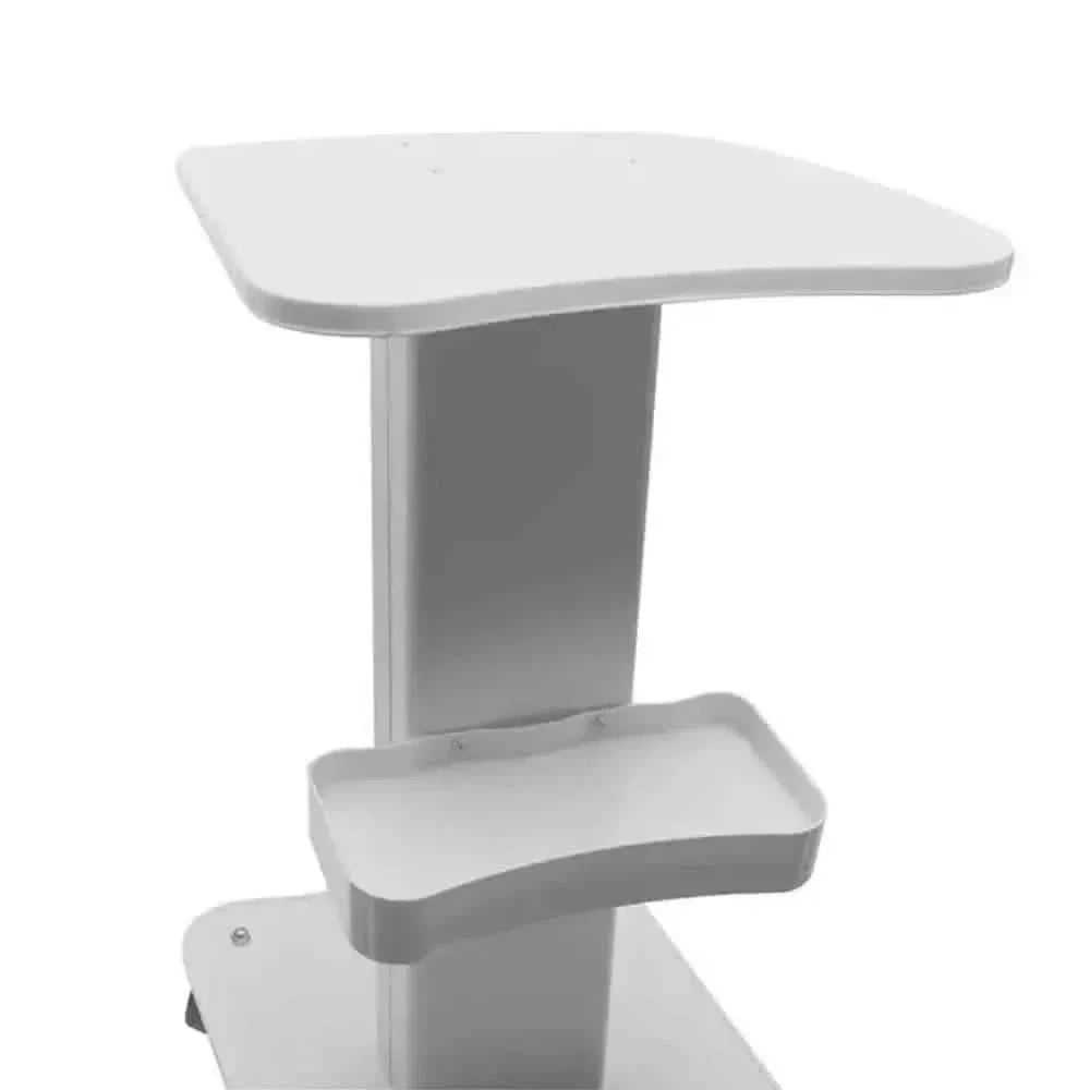 Professional White Beauty Salon Trolley On Wheels