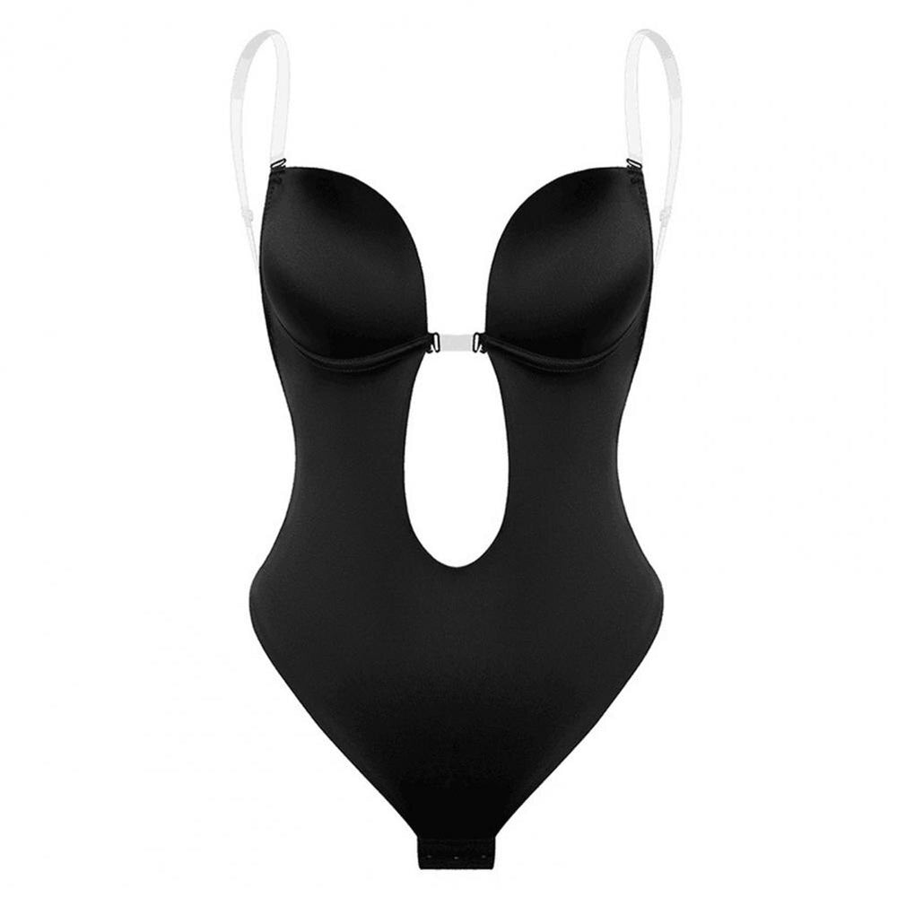 Deep V-Neck Shapewear Bodysuit - Ultimate Body Shaper for Flawless Silhouette